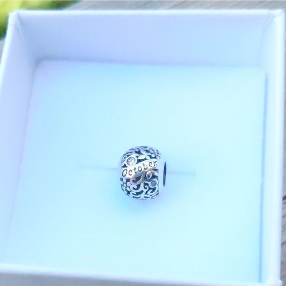 2X Host Pick 🥳 925 Silver October Birthstone Charm - Picture 2 of 4